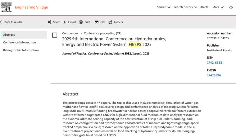 HEEPS 2025-ei